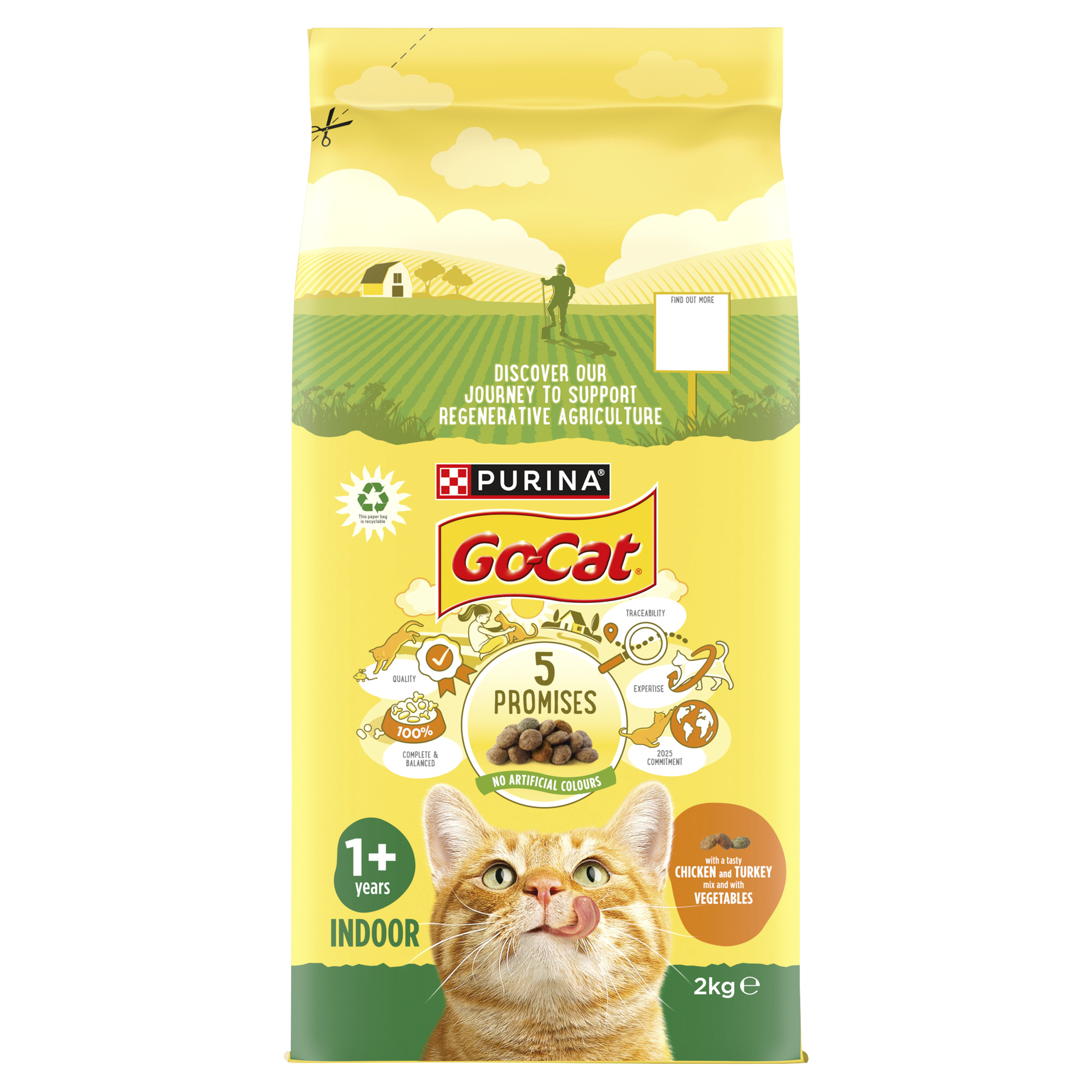 Go-Cat Indoor Chicken & Veg 2kg