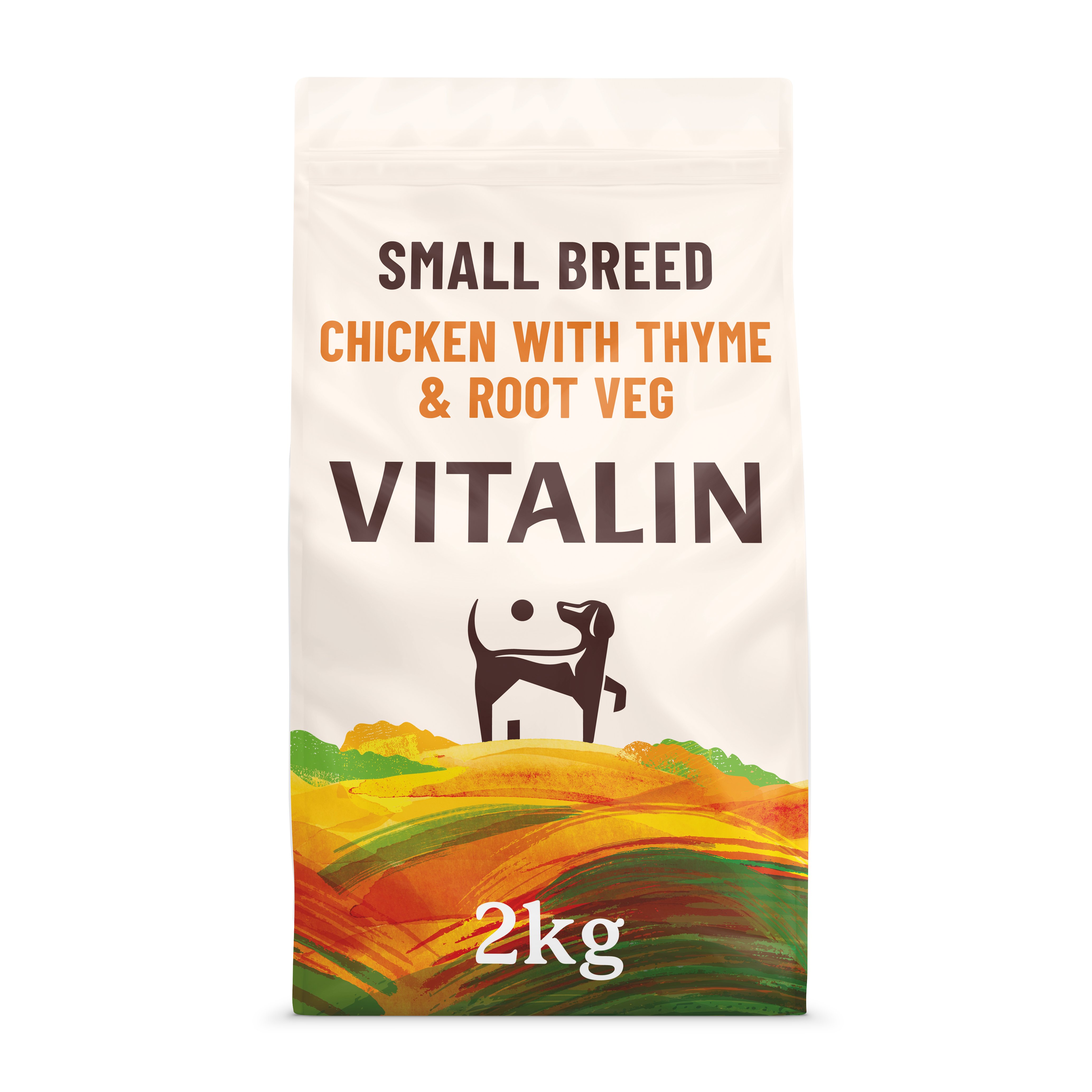 Vitalin Adult Small Breed Chicken with Root Veg & Thyme 2kg